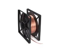 Hq-power cable de altavoz 2x1,50 mm², 100 metros, rojo transparente,