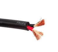 HQ-Power Cable de altavoz, OFC, 2 x 1.50 mm², 100 m, negro, perfecto para la transmisión de sonido