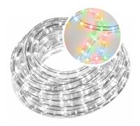 HQ-Power Cadena ligera, 36 LED/metro, 2 canales, para uso interior y exterior, controlador, multicolor, 9 m