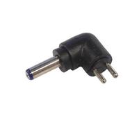 Hq-power conector de cc, 3,5 x 1,4 mm, 90°, negro