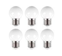 Hq-power lámpara led, 0.6 w, 6 piezas, blanco cálido