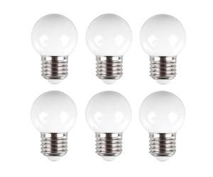 Hq-power lámpara led, 0.6 w, 6 piezas, blanco cálido