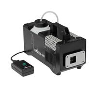 HQ-Power Máquina de Humo, 600 W, Mando a Distancia por Cable Fijo con indicador LED, Tiempo de Calentamiento rápido, Salida de Humo 283 m³ por Minuto, depósito extraíble de 0,5 litros, compacta y