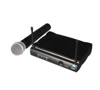 Hq-power micrófono uhf, inalámbrico, 1 canal, 1 micrófono, 864 mhz