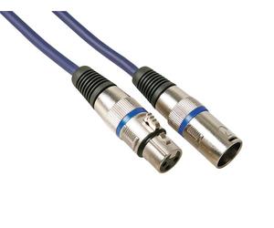 Hq power professional dmx 10m cable de audio xlr (3-pin) negro