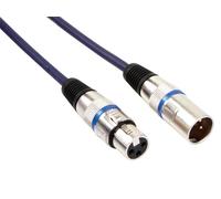 Hq power professional dmx 2.5m cable de audio 2,5 m xlr (3-pin) negro