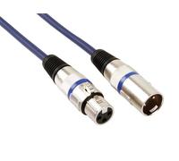 Hq power professional dmx 5m cable de audio xlr (3-pin) negro