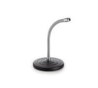 HQ-Power Soporte de Mesa de micrófono con Cuello de Cisne y Acabado Cromado