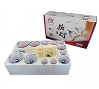 HQ rukauf Set de ventosas 12 Tazas + bomba de vacío grande (con imanes) Vacío para Terapia de Ahuecamiento Masaje/Kit Anti-cellulite/Productos de saludable cuidado Chino Tradicional