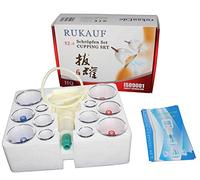 HQ rukauf Set de ventosas 12 Tazas (con imanes) Vacío para Terapia de Ahuecamiento Masaje/Kit Anti-cellulite/Productos de saludable cuidado Chino Tradicional