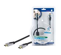 HQ SS5550-0.75 - Cables HDMI (HDMI, HDMI, Macho/Macho, Oro, Negro)