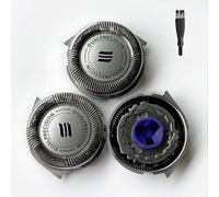 HQ8 - Cuchillas de repuesto compatibles con afeitadoras eléctricas Philips HQ8 HQ7 HQ6 PT8 PT7, cuchillas HQ8, cuchillas de repuesto para afeitado eléctrico de cabeza, paquete de 3 piezas, 1 cepillo