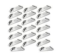 HQABCUTR 10/20/40 Uds. Conectores de Muebles de Soporte Fijo Derecho de 90 Grados con código de ángulo de Acero Inoxidable Grueso