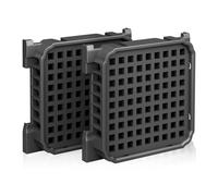 HQCM 2 filtros Fresh Air para Liebherr frigorífico - Filtro de carbón activo premium apto para 9096989, 988246000, 988246001, 9882429, 9882460, sustituye al carbón activo 7440021-00, cuadrado