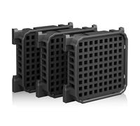 HQCM 3 filtros Fresh Air para Liebherr frigoríficos - Filtro de carbón activo premium apto para 9096989, 988246000, 988246001, 9882429, 9882460, sustituye al carbón activo 7440021-00, cuadrado