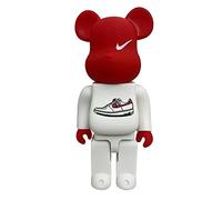 HQDFCNM Bearbrick,400% Oso violento Bloques de construcción Oso 28 cm/11 Pulgadas figurita Coleccionable Hecha a Mano Juguete for Regalo Ornamento de Moda