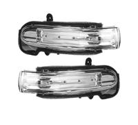 HQEJKCIOF espejo retrovisor indicador luz Luz lateral del espejo retrovisor con señal de giro marcha atrás izquierda y derecha para Benz 03-07 para C para W203 A2038201521 A2038201621