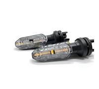 HQEJKCIOF Intermitentes Motocicleta 12 Led luces intermitentes para motocicleta indicador de flujo agua flecha intermitente lámparas para TITAN 150 para 2000 CB250