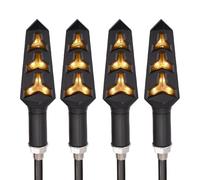 HQEJKCIOF Intermitentes Motocicleta Indicador de lámpara flujo señal giro LED Universal para para MONSTER S2R 800 M400 M600 M620 M750 M900