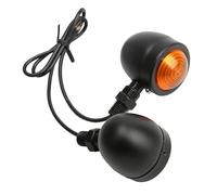 HQEJKCIOF Intermitentes Motocicleta Intermitentes universales para motocicleta, 1 par, 12V, indicador cromado, luz de rotura para accesorios para