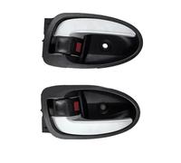 HQGQCEZEK 1 Par Iradores Interiores Puerta Cromados Negros Para Toyota Para Yaris RS 2007-2010 69205-0D160-B0 69206-0D160-B0 6920652130 Manija Puerta Interior
