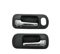 HQGQCEZEK 1 Par Manijas Interiores Puerta Delantera Cromadas Negras Izquierdo Derecho Para Civic Sedán 2001-2005 72161S5AA21ZA 72120S5A003ZA 72120S5NC01ZA Manija Puerta Interior