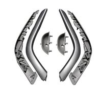 HQGQCEZEK 3 Piezas Soportes Para Cubierta Manija Puerta Delantera Izquierda + Molduras Interiores Para Peugeot 408 1.6i 2.0i 9345AA 9345AG Manija Puerta Interior