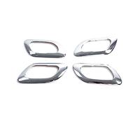 HQGQCEZEK Accesorios Coche Chorme Manija Ventana Puerta Interior Cubierta Marco Pegatina Embellecedora Para Peugeot 3008 2009-2015 (Silver plating)