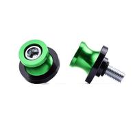 HQGQCEZEK Accesorios Motocicletas Tornillo Soporte Deslizador Basculante para Suzuki GSR 750 600 400 GSXR 125 150 250 1000 Protector Almohadilla Choque Motocicleta(Verde)