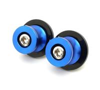 HQGQCEZEK CNC Swingarm Spools Slider Screws Stand 6MM Accesorios para Yamaha FZ1 FZ6 N S FZ8 Protector Almohadilla Choque Motocicleta(Blue)