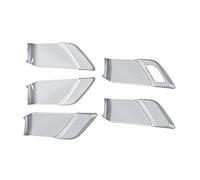 HQGQCEZEK Cubierta Interior Manija Puerta Interior Coche Para Toyota Para Prius 60 Series 2020-2023 Manija Cuenco Puerta Pegatina Marco Embellecedor (Plata)