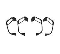 HQGQCEZEK Cubierta Manija Puerta Interior Estilo Coche Marco Adhesivo Accesorios Interiores Para Para Q3 F3 2019 2020 (Stainless black)