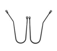 HQGQCEZEK Estante Equipaje Motocicleta Soportes para Alforjas Riel Motocicleta para Triumph para Bonneville T120 T100 para Thruxton 1200 para Street Twin/Cup 2016-2023 (Negro)