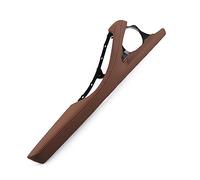 HQGQCEZEK LHD RHD Para 5 Series F10 F11 F18 520 523 525 528 530 Reposabrazos De Puerta Lateral Del Conductor Soporte De Marco Exterior De Cuero (LHD Brown)