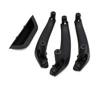HQGQCEZEK Manija Puerta Interior LHD Interior Car Accessories Interior Door Apoyabrazos Panel Door Pull Handle Set Para B&MW X3 X4 F25 F26 2010-2016 Embellecedor Manija Puerta(LHD Black Set)