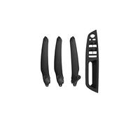 HQGQCEZEK Manija Puerta Interior Para B&MW E70 E71 E72 X5 X6 LHD RHD 4 Uds Manija Puerta Interior E Coche Panel Interior Cubierta Embellecedora Manija Conjunto Embellecedor Manija Puerta(A Black,RHD)