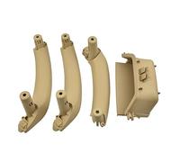 HQGQCEZEK Manija Puerta Interior Tirador Puerta Interior Coche LHD Cubierta Panel Reposabrazos Embellecedor Para B&MW X3 X4 F25 F26 2010-2016, Accesorios Coche Embellecedor Manija Puerta(Beige 4pcs)