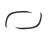 HQGQCEZEK Modificación Moldura Rejilla La Luz Antiniebla Delantera con Cuchilla Aire Delantera para Mercedes para Benz Clase C C200 C260 W205 2019-2022(Gloss Black)