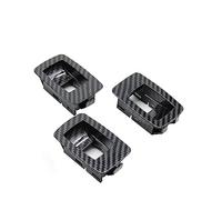 HQGQCEZEK Para 3 Series E90 E91 316 318 320 325 328 RHD Right Cars Fibra Carbono Manija Puerta Interior Reposabrazos Panel Conjunto Completo (3pcs small covers)