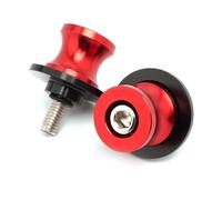 HQGQCEZEK para CBR600RR CBR600 F2 F3 F4 CBR 600RR 2003-2018 Accesorios Motocicletas Tornillos Soporte Deslizante Basculante Protector Almohadilla Choque Motocicleta(Red)