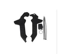 HQGQCEZEK para CRF300L CRF 300 L Protector Lateral Bastidor Motocicleta Cubierta Protectora Carenado Panel Accesorios Protector Almohadilla Choque Motocicleta(Black)