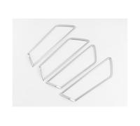 HQGQCEZEK Para Skoda Para Karoq 2017-2022, Cubierta Marco Manija Puerta Interior Coche, Embellecedor Bisel Pegatina Accesorios Guarnición (Plata)