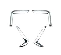 HQGQCEZEK para Toyota para Raize A200 2020-2022 ABS Cromado Cubierta Luz Antiniebla Delantera Y Trasera Pegatina Bisel For Ceja Luz Antiniebla Marco Decorativo(Front Rear Chrome A)