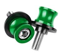 HQGQCEZEK para Yamaha MT09 MT-19 YZF R1M R1 Tornillos Soporte Basculante 6mm Protector Almohadilla Choque Motocicleta(Verde)