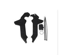 HQGQCEZEK Protector Lateral Bastidor Motocicleta Cubierta Protectora Carenado Panel Accesorios para CRF300L CRF 300 L Protector Almohadilla Choque Motocicleta(Black)