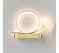 HQHYGM 12W Acrylic Decorative Mounted Light Round Lamp 3 Color Mode Wall Sconces for Living Room Bedroom Indoor Decor Fixture 15.3in