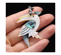 HQHYGM 1PC Natural White Shell Pendant Lucky Elephant Seashells Charms for Necklace Making Jewelry Findings Gift Ornaments (Color : B-48x40mm) (GA35x55mm A)