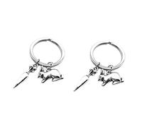 HQHYGM 2 Pcs Carrot Keychain Car Trim Backpack Keychains Carrots Decor Rabbit Key Ring Bunny Key Ring Easter Bag Keychain Pendant Hanging Pendant Keychains Key Chain 3D Party Bag