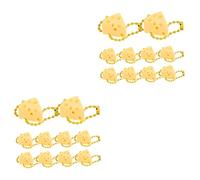 HQHYGM 20 Pcs Cheese Ornaments Cheese Pendant Backpack Charm Pendant Chain for Bag Handbag Keychain Thank You Keychain Decor Charm Decorative