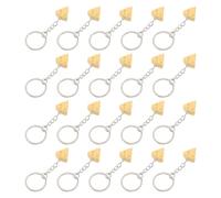 HQHYGM 20pcs Realistic Resin Keychain Portable Cartoon Food Pendant Charms for Backpack Teacher Coworker Appreciation Fun Party Favors Yellow Cheese Bag Accessories